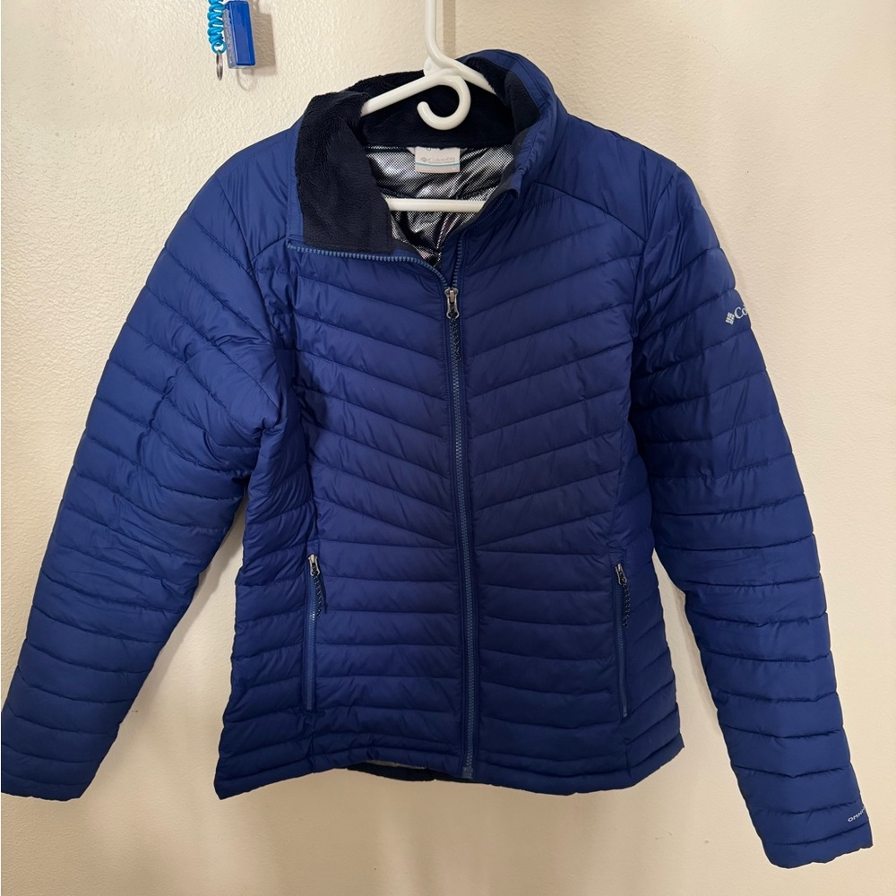 EUC Columbia Navy Insulated Jacket